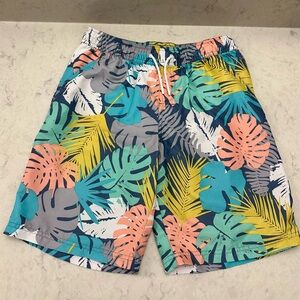 Boys Swim Shorts, XL, Stylish Tropical Print Cat & Jack